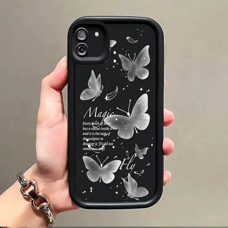 Casing Hp Untuk Realme C11 2020 Case Casing Silikon Softcase Kasing HP Kesing pola kupu-kupu cantik Cesing