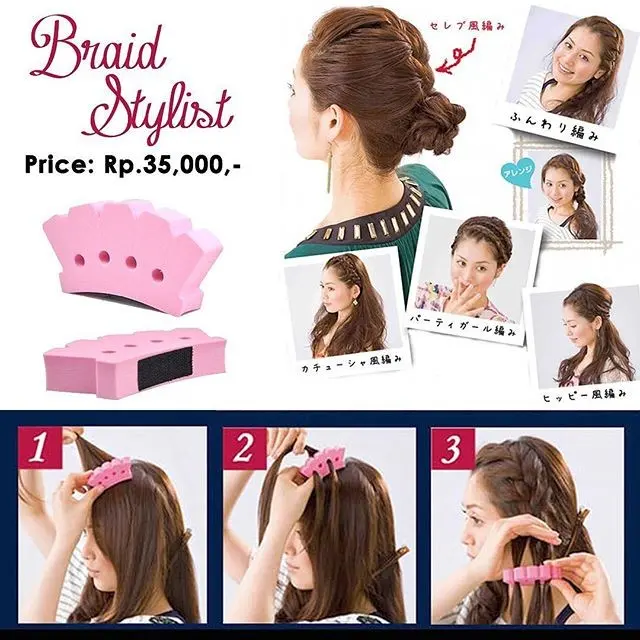 Braid Stylist Alat Kepang Rambut Alat Salon Kepang Frozen