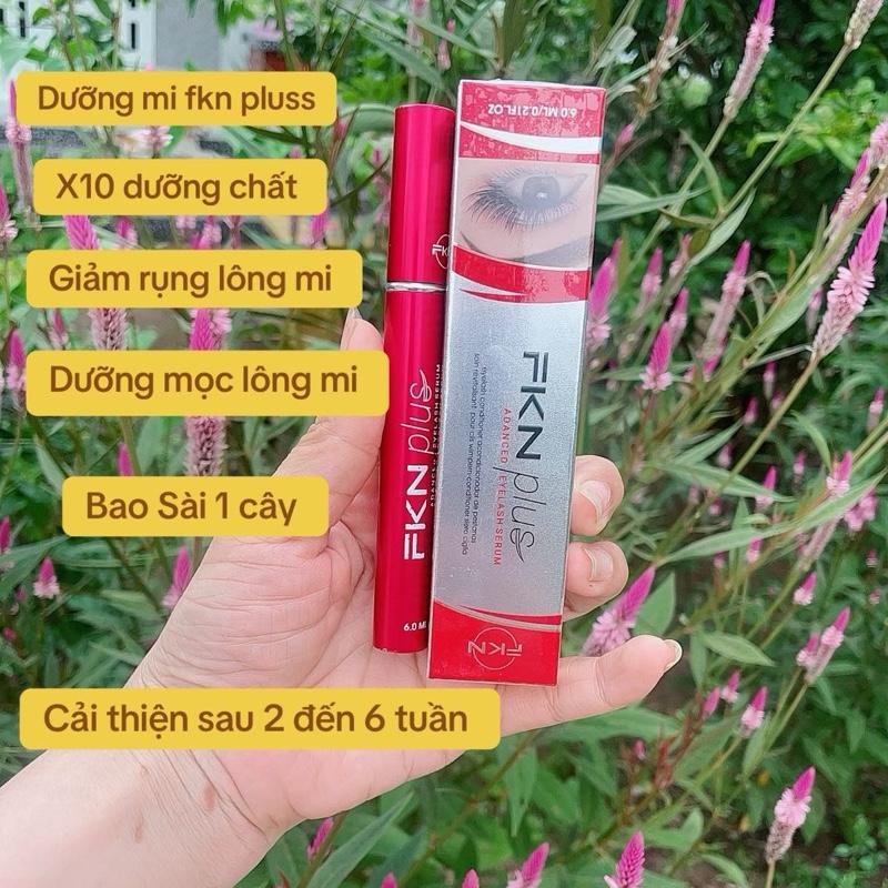  1 CÂY Dưỡng Mi FKN PLUS Phiên Bản Cải Tiến 6ml Giúp Mi Dài Rậm Cứng Chắc Khỏe Mọc Nhiều Mi Con An Toàn Lành Tính Không Gây Cai Đỏ Mắt 