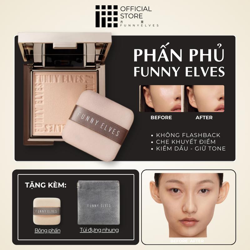 Phấn Phủ Dạng Nén Lì Mềm, Yêu Tinh Vui Nhộn, Không Phản Hồi, Hiệu Ứng Làm Mờ Lỗ Chân Lông Tức Thì, Dành Cho Mọi Loại Da, 7g 0