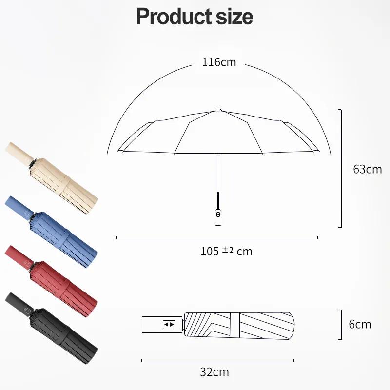 Product Introduction of Ô Tự Động, 24 Nan, Gấp Gọn, Chất Lượng Cao, Chống Nắng, Chống Gió, Chống Mưa, Ô 10