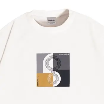 Greenlight Essential Men's T-Shirt Short Sleeve Regular Fit Cotton Logo Runner I21102412 3