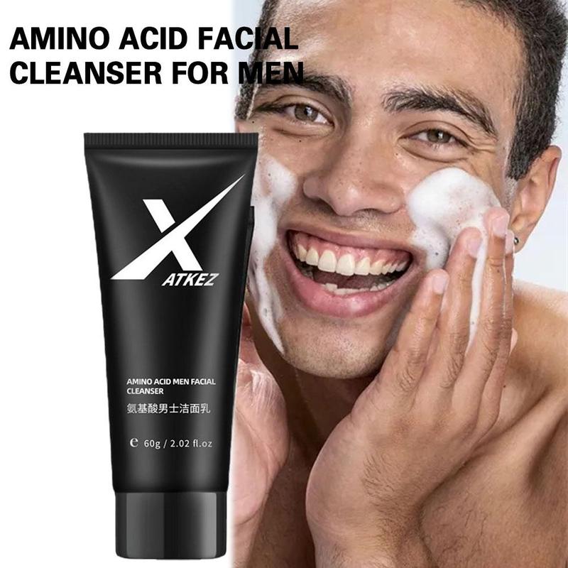 Sữa rửa mặt axit amin 60 g, làm sạch sâu, dịu nhẹ, cấp ẩm, loại bỏ dầu trên da mặt, bổ sung độ ẩm P6C0