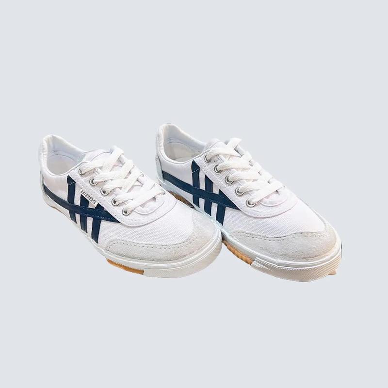 Giày bata asia, dây buộc, đế cao su non chống trơn trượt giày  bata Sneaker Nam Đế Bằng Shoes bata  ráp 1