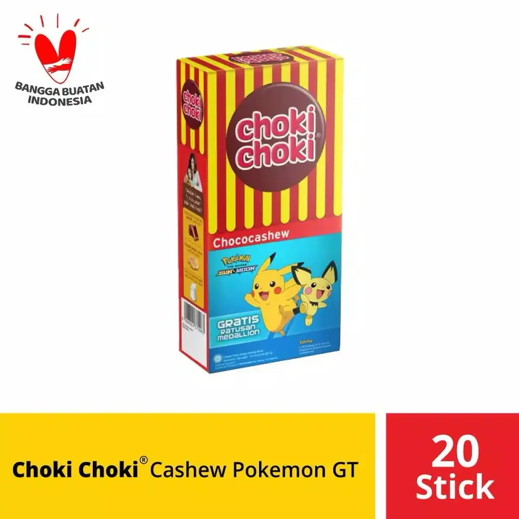 Choki Choki Cokelat Chashew isi 20pcs  murah!