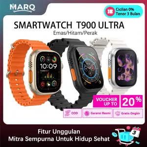 Trend Outdoor Lebaran 2026 MARQ T900 ULTRA Smartwatch Original Tali Jam Laut Warna Lengkap Monitor Kesehatan 24 Jam Panggilan Bluetooth Tahan Air