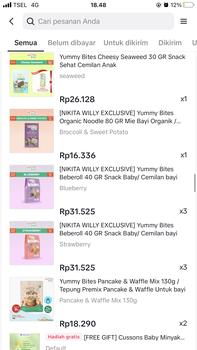 Product Review of [NIKITA WILLY EXCLUSIVE] Yummy Bites Beberoll 40 GR Snack Baby/ Cemilan bayi from B**😊 0