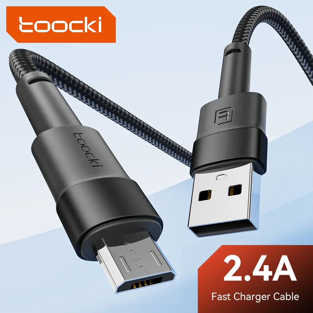 Toocki 2M Micro USB Cable - Fast Charging for Xiaomi/Redmi/Samsung (Trending Accessory!)
