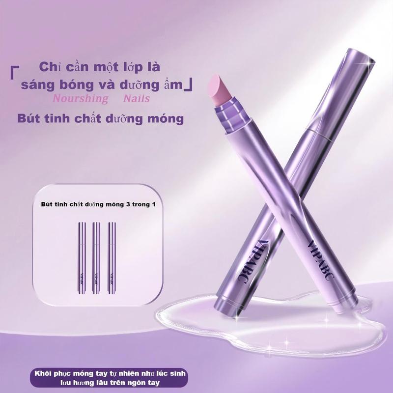 Tinh chất bút giáp dầu dinh dưỡng chất lỏng chống vỡ nuôi dưỡng giường móng tay loại bỏ da chết không thấm nước lâu dài 3 trong 1-GX
