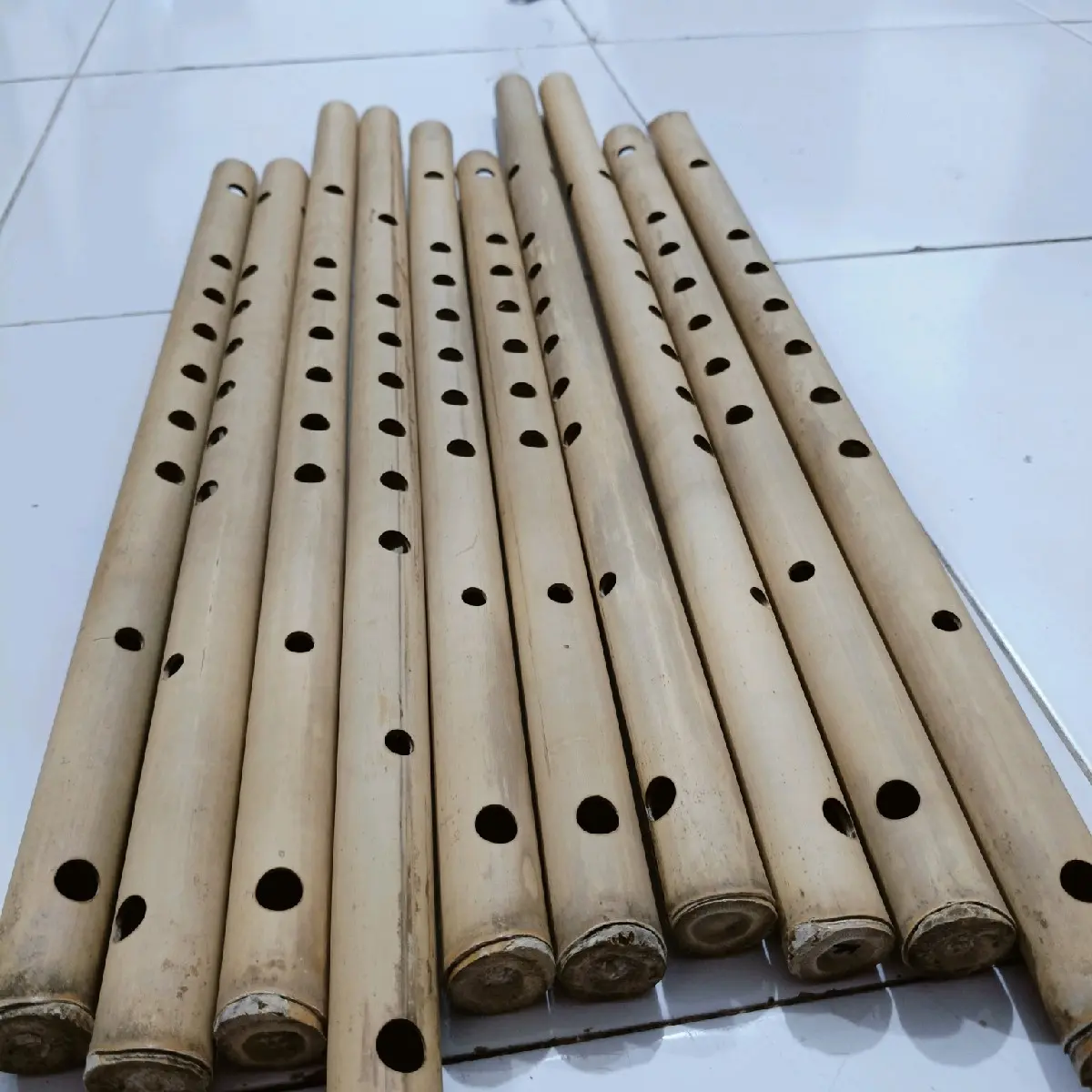 Seruling Batak Polos Dari Kunci E terbuat Dari Bambu