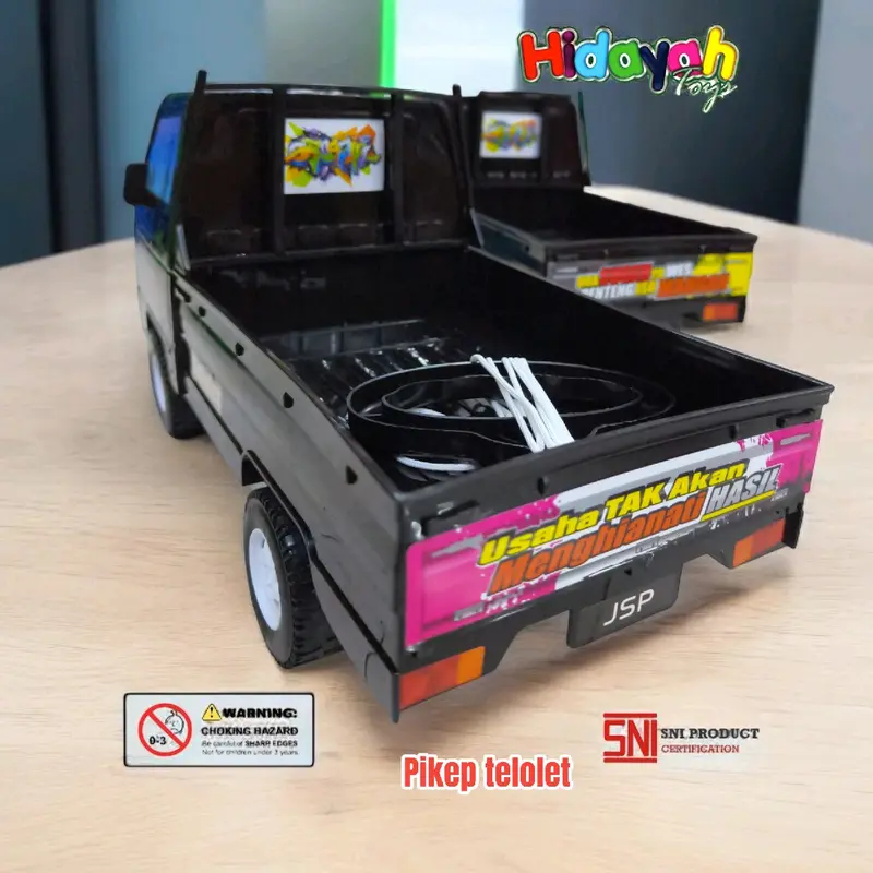 Mainan Mobil Pickup L300 Toys Dilengkapi dengan Tali penarik Keren 5