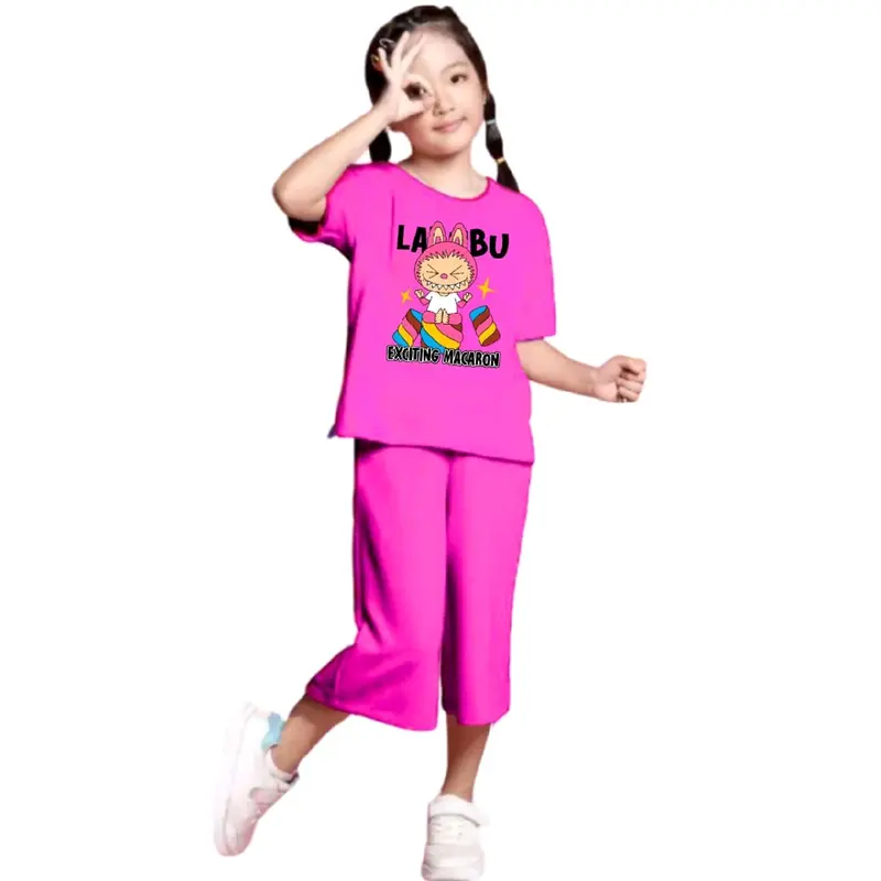 STELAN ANAK CLANA PENDEK 7/8 BABYTERI USIA 2-12THUN BONEKA LABUBU.02 4