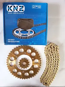 GIR SET/GEAR PAKET MOTOR NINJA 250 FI KNZ – RANTAI + GIR DEPAN + GIR BELAKANG (FULL SET)