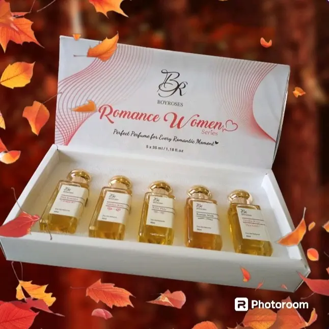 PAKET PARFUM BOYROSES ROMANCE WOMEN DAPAT 5 PCS Perfume Wanita segar wangi tahan lama 0