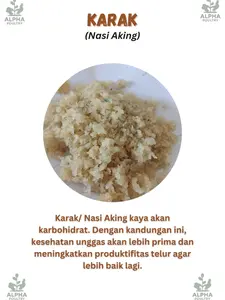 Pakan Ternak karak Atau Nasi Aking Alternatif Pakan Ternak Kemasan 1Kg