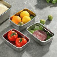 Gambar Lunch box Tempat Makan Toples Kotak Dan Bulat Stainless Foodgrade Makanan Penutup Klip Anti Tumpah - Kotak 400ml dari Umikee Indonesia Kota Tangerang 4 Tokopedia