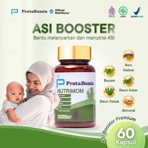 @ASI Booster Protabumin Nutrimom – Bunda Pelancar ASI, Si Kecil Tumbuh Optimal! BPOM & Halal [Rekomendasi Dokter dan Bidan, ASI Booster Khusus Ibu Menyusui Pasca Persalinan]
