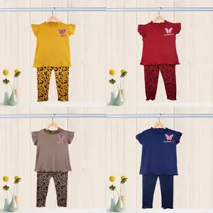 Owlet - setelan anak perempuan / setelan bordir  / baju anak perempuan Fashion