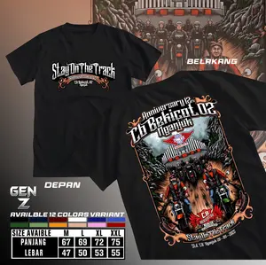 KAOS ACARA CB BEKICOT NGANJUK 2025 STAY ON THE TRACK 12th ANNIVERSARY