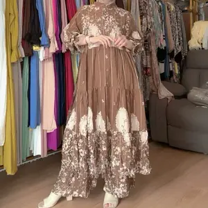 Setelan brukat kulot + midi allsize by galery hafizhah premium quality limited edition