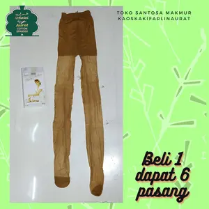 Stoking Terbaru Beli 1 Dapat 6 Stoking Anabel Panty Stocking Sepinggang Polos Untuk Wanita Nylon Santosa Makmur Grosir - Best Seller