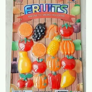 Mainan Fruits Magnetic Memo Holders - Tempelan Kulkas Buah Buahan Fruit Nemo Magnetic / Fruit Magnet Buah / Tempelan Mainan Kulkas Buah-Buahan ( COD ) 11 Toys