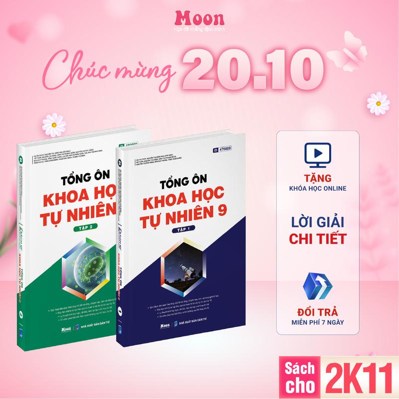 Tổng ôn Khoa học tự nhiên, KHTN 9 Moonbook ôn thi vào 10