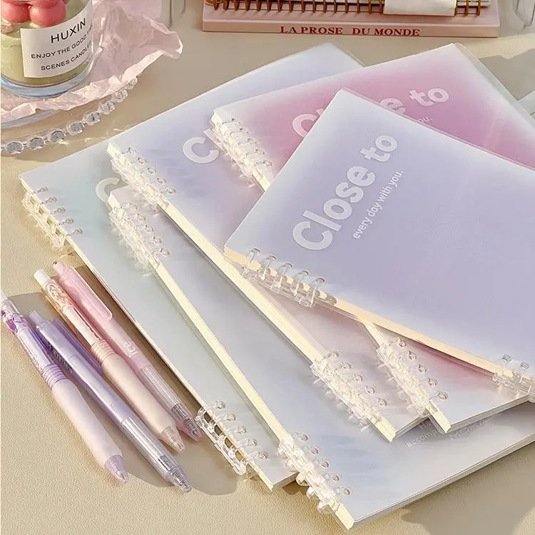 Notebook A5 B5 Buku Tulis Sekolah Lucu Notebook Binder Aesthetic Korea Buku Catatan Kuliah Binder 360 Derajat Siswa Alat Tulis Stationery