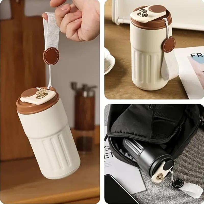 Màn hình kỹ thuật số thông minh Thermos Cup Màn hình nhiệt độ LED Cúp nhiệt bằng thép không gỉ Unisex Cốc di động 8