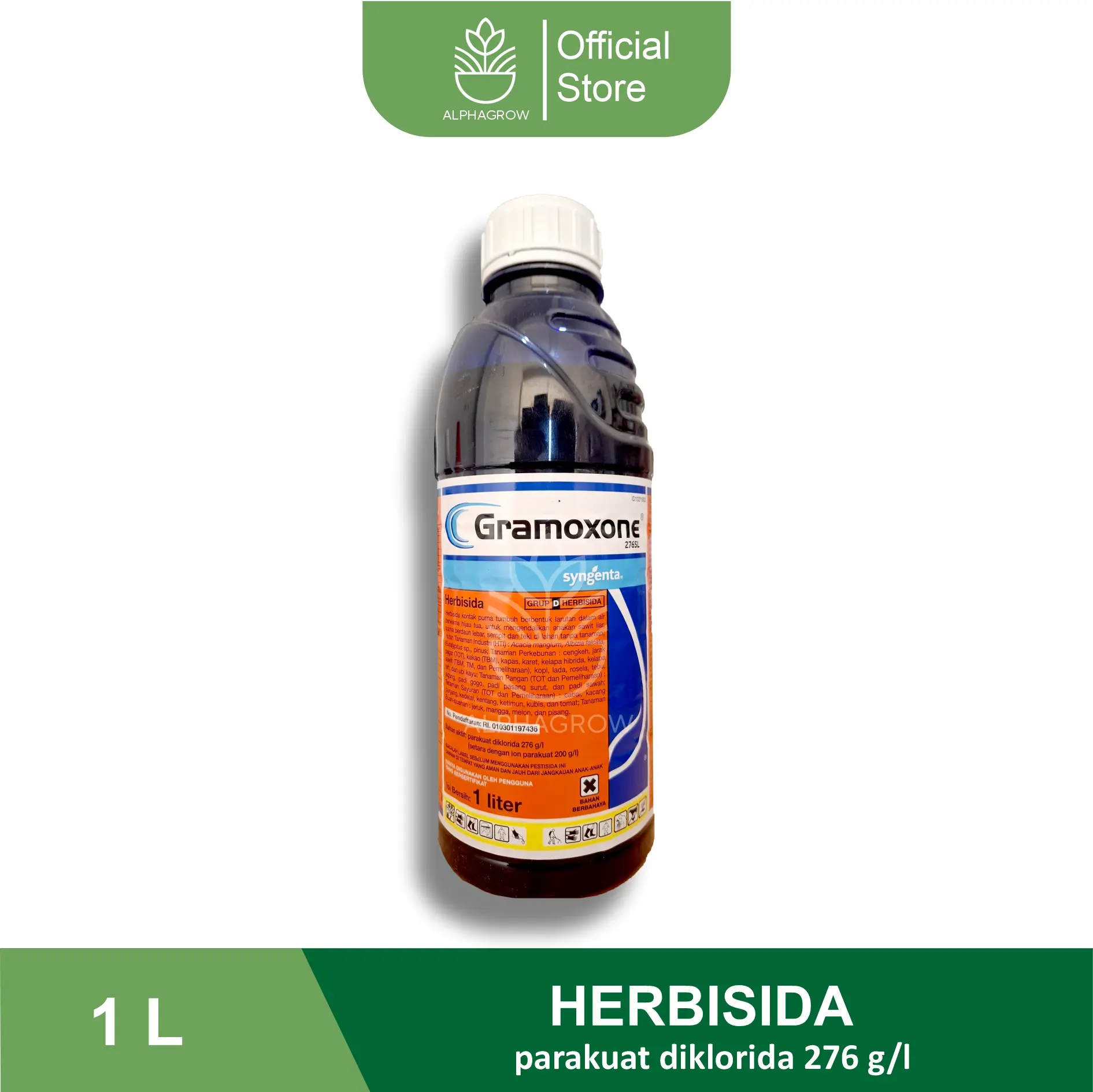 Obat pembasmi rumput Gramoxone 276 SL rajanya herbisida kemasan 1 liter Tanaman rumput liar