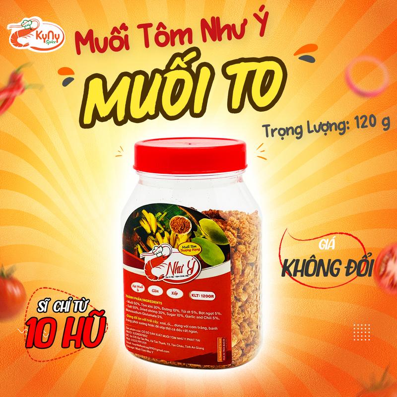  MUỐI TÔM NHƯ Ý - HỦ OVAL - 100G Cay Gia Vị 