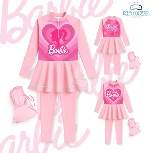 Meissakids Baju Renang Anak Panjang Berbyi Rok Inner Spandek Premium Free Hijab