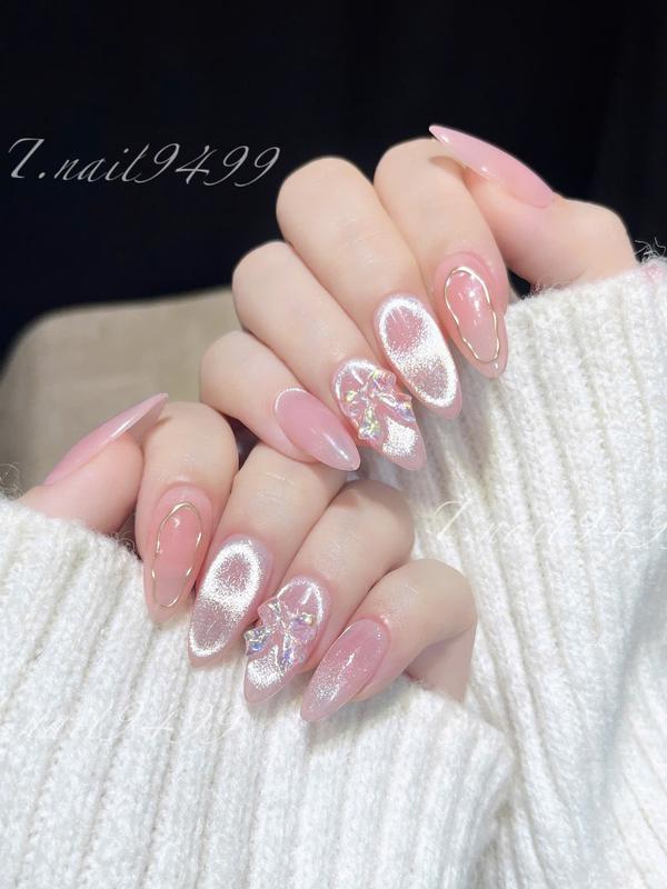 T05 BỘ 10 NAILBOX MẮT MÈO THẠCH HỒNG PHỐI TRÁNG GƯƠNG Không chứa cồn Không mùi Độ bóng cao Bền Chống nước Nữ Sơn Gel