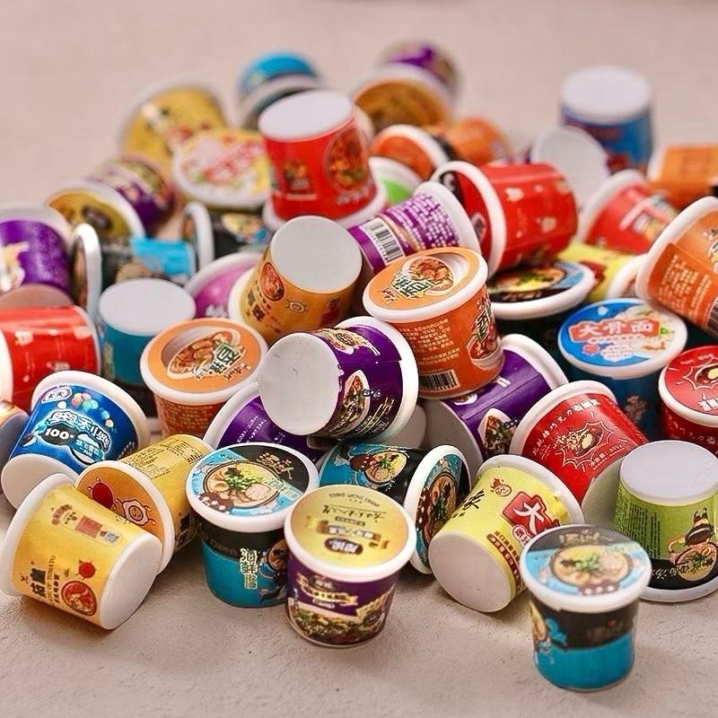  Mô hình hộp mì ăn liền charm đồ ăn đồ chơi tạp hoá mini phụ kiện trang trí nhà búp bê DIY 