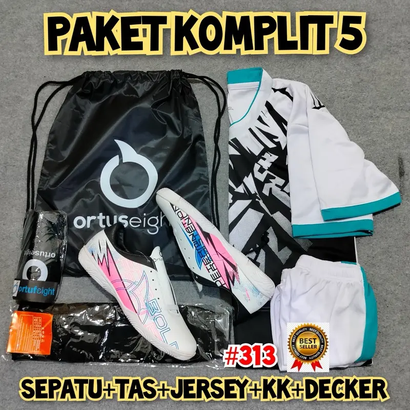 Paket Komplit Sepatu Futsal legion lv3 terbaru dan bekualiatas 2