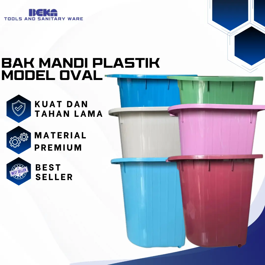 Bak Mandi Sudut / Plastik PVC Bahan ORI PP Grade