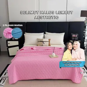 [EKSKLUSIF ISCHAINDYOFC]  Selimut Tebal Dewasa dan Anak Selimut Aesthetic Selimut Halus Lembut Ukuran 180 x 200 cm