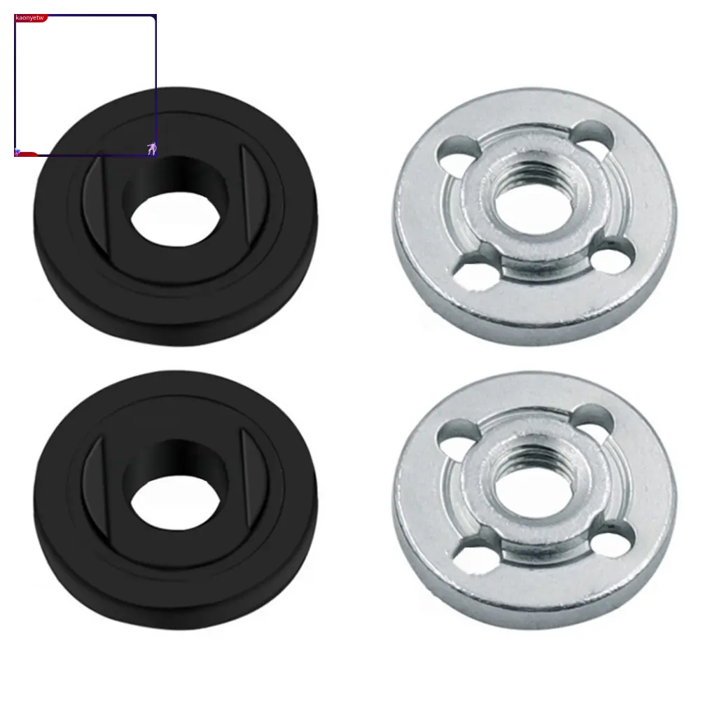 kaonyetw Angle Grinder Lock Plates Effective Anti-rust Angle Grinder Pressure Plates Angle Grinder Pressure Plates Nut Fitting Tools for Workshop Non-slip