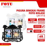 Gambar Pigura Bingkai Frame Foto Kolase Multi Photo LH1715 Dinding Kaca Plastik Putih Kayu - Hitam dari Foyu Photo Kota Surabaya 1 Tokopedia