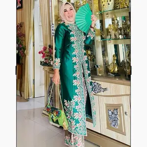 Bahan Taveta Premium Motif Melati Kapas