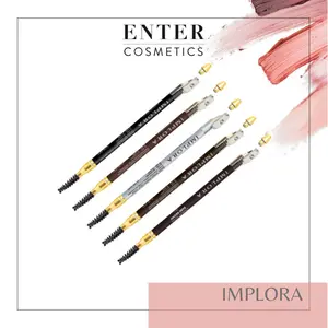 #032 Pensil Alis Implora 2 in1 Eyebrow pensil original BPOM
