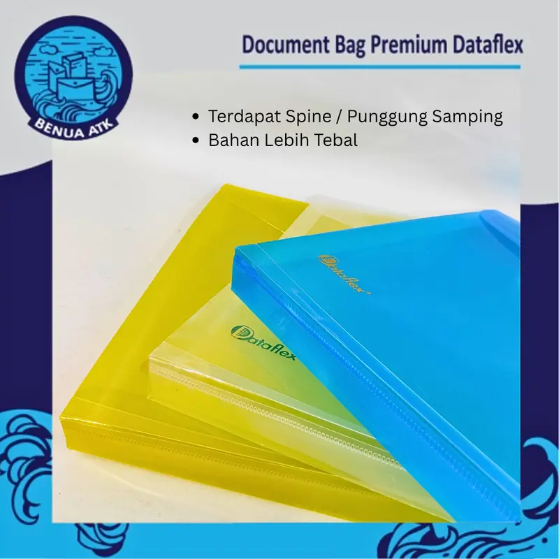 Map Plastik Kancing / Document Bag Premium Dataflex [isi 12pcs] DF-7121 1