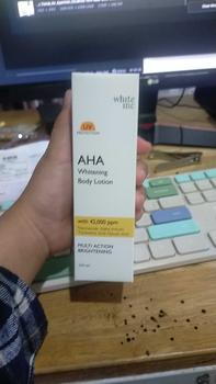 Product Review of [100ml] WHITE INC AHA Body Lotion to Whitening & Moisturising | Hand Body Lotion Pencerah Mencerahkan Melembabkan Sebagai Body Booster |  Arbutin, Glycolic, Niacinamide from d**h 0