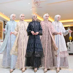 Ayou Mizzura Gamis Wanita Idul Adha Series Set Outer Premium dengan Desain Elegan dan Nyaman