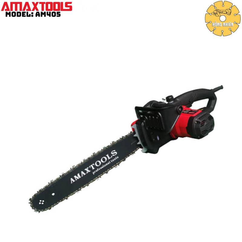 MÁY CƯA XÍCH CẮT GỖ CHẠY ĐIỆN AMAXTOOLS - AM405 - MÁY XÂY DỰNG HỒNG NHIÊN - cắt gỗ, cưa cây, cưa xích