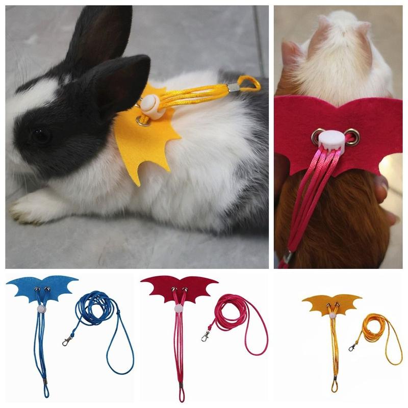 thingin New Adjustable Traction Rope Solid color Hand Pet Rope Pet Chest Strap Or Small Reptiles 0