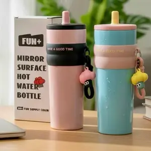 Botol minum tumbler stainless 710 ml viral free gantungan