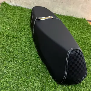 ￼Kulit Jok Motor JERUK X CATUR Sarung Jok Motor Vario, Beat, Scoopy, Mio, Kulit Jok Jahitan Samping & Kepala Cover Jok Motor Kece Keren Terbaru Terlaris Termurah