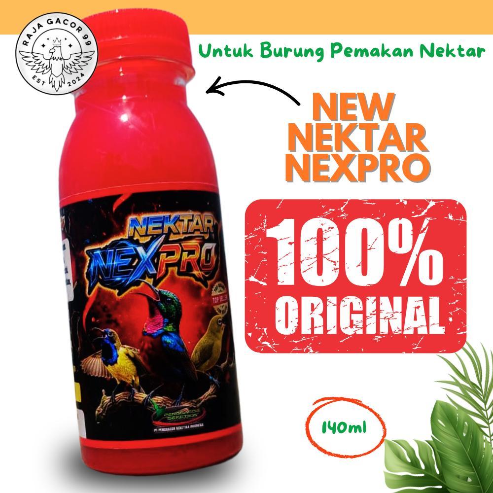NEKTAR NEXPRO 140ML Pakan Burung Buah Premium Bikin Pleci Kolibri Gacor Cepat Sehat Anti Nyilet