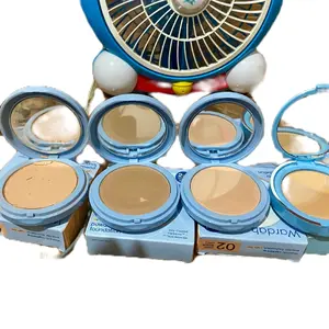 WARDA WRD Full Kaca Lightening Powder Foundation Light Feel Two Way Cake Bedak Padat TWC